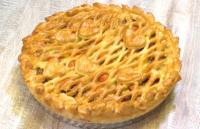 Пирог с курицей и грибами