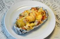 Рыба запеченная с овощами по-русски Рыба запеченная с овощами по-русски