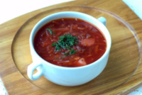 Щи красные(Новгородские) с курицей