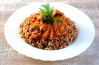  Гречка по-купечески со свининой