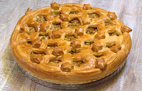  Пирог с картошкой и грибами