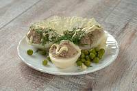 Яйца фаршированные грибной икрой