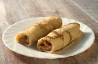 Блинчики с  клубникой