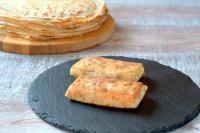 Блинчики с вишней (жареные)