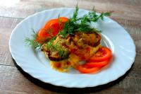 Куриная грудка с кабачками и сыром