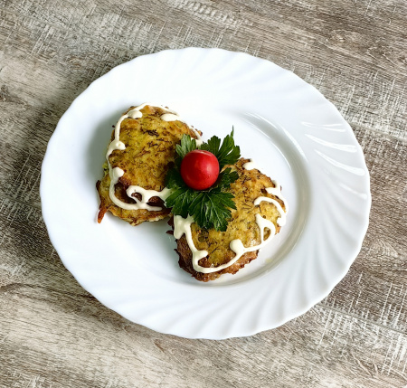 Драники картофельные с мясом